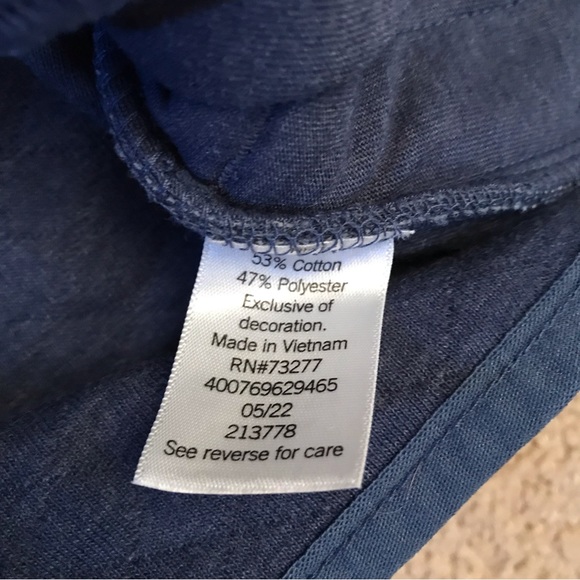 Sonoma Fleece Pullover NEW Adult Size XXL 2XL Blue Quarter Snap Pockets Unisex - Picture 11 of 12